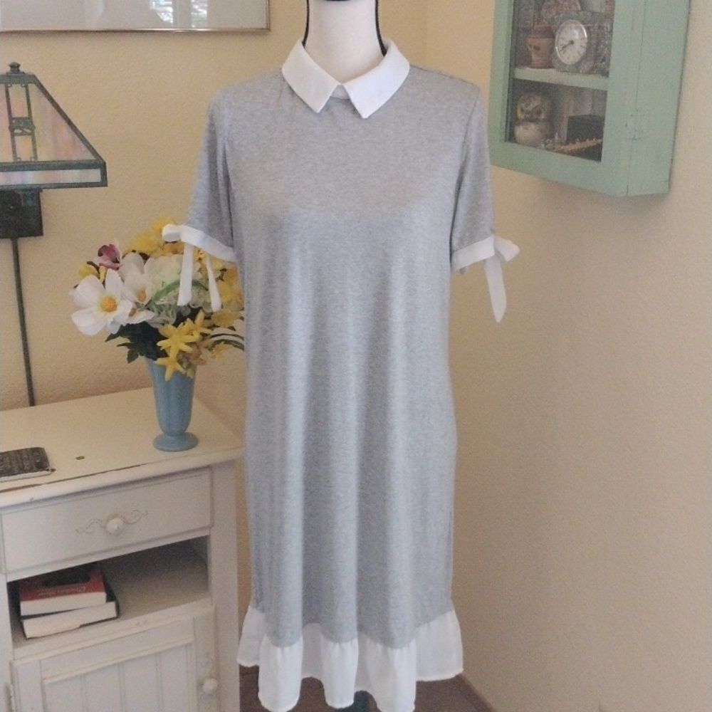 Misia Gray Knit Dress
